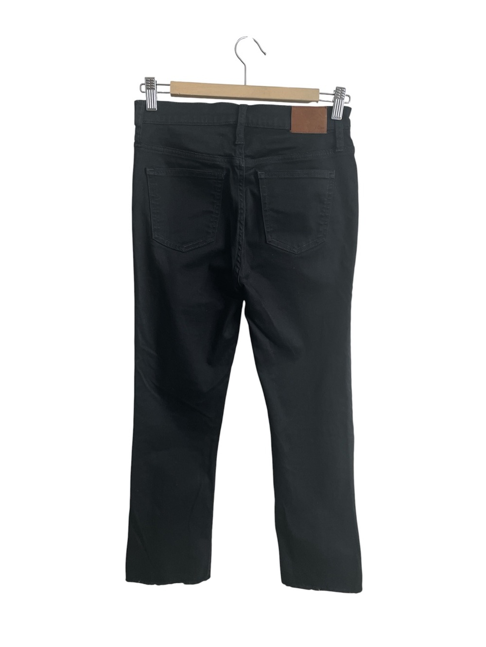 J Crew 9" Billie Demi Boot Crop Black Jeans Size 26 - Picture 4 of 7